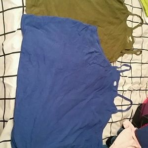 Lot of 2 old navy tank tops size XL