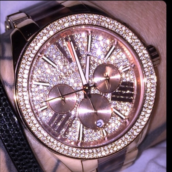 Michael Kors Wren Tortoise and Gold (rose) Watch!