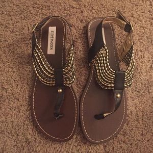 Black Steve Madden sandals