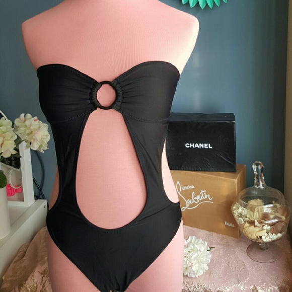 Black one piece MANGO