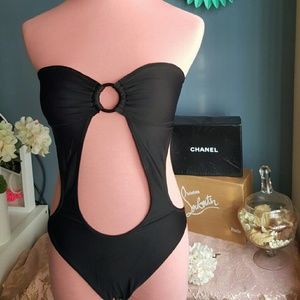 Black one piece MANGO