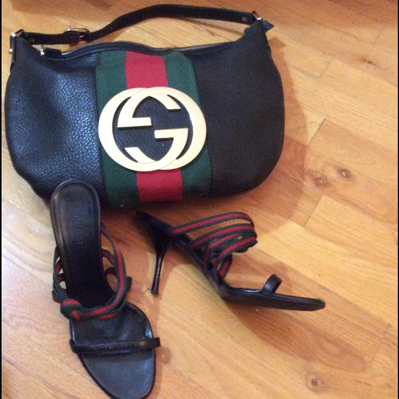 Authentic Gucci Bag and heels