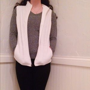 White North Face vest