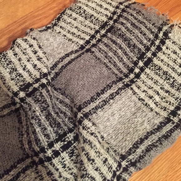 Plaid Woven Infinity Scarf