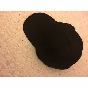 Plain Black Baseball Cap