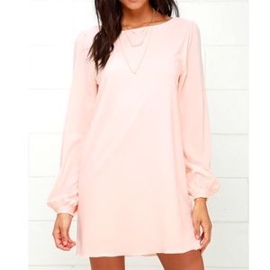 NEVER WORN NEW LuLus Shift Dress Pink