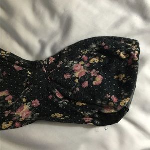 Floral printed bandeau