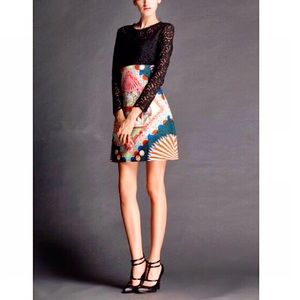 Black Long Sleeve Vintage Dress