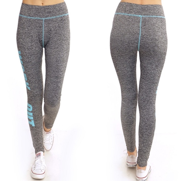 🎉CLEARANCE🎉 Gray Active Yoga Leggings Pants - Picture 2 of 2
