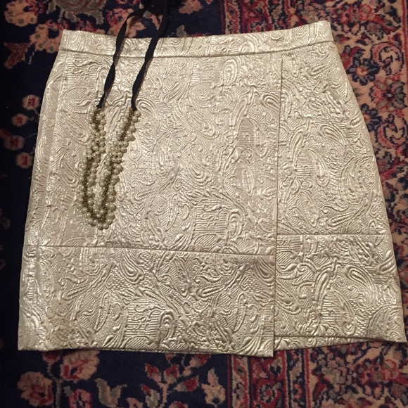 J. Crew Jacquard Wrap Mini Size 4
