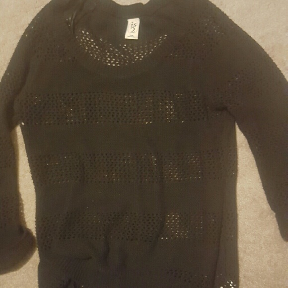 Black sweater top