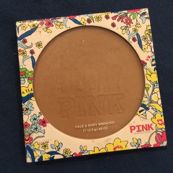 Pink Victoria secret face and body bronzer
