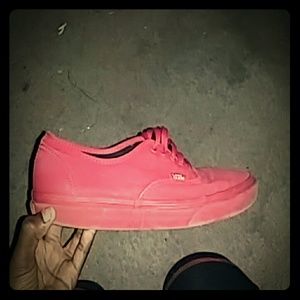 All red vans