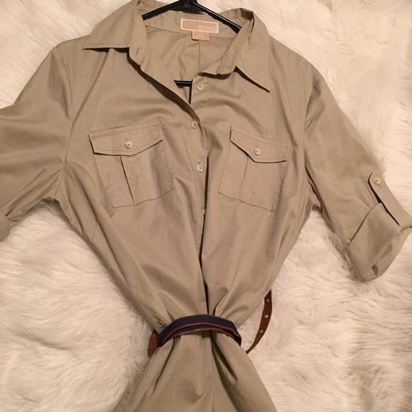 Michael Kors shirt dress.