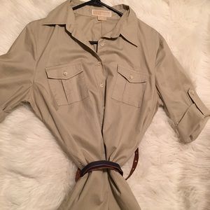 Michael Kors shirt dress.