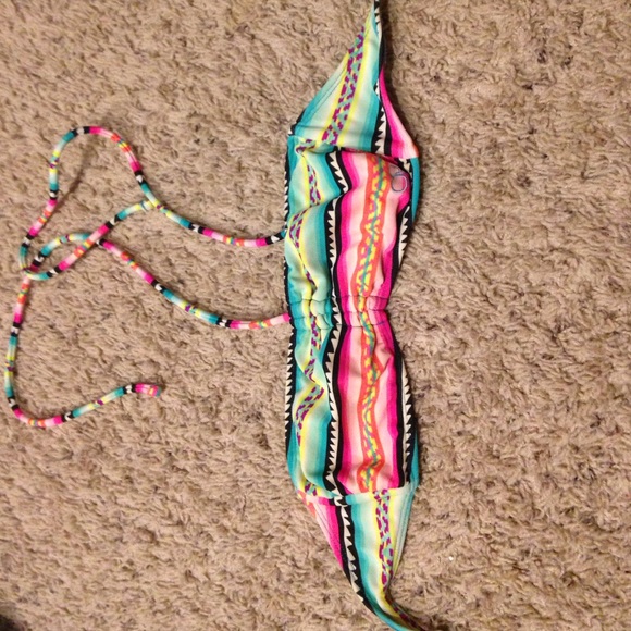 Cute tribal patterned bikini top