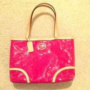 SOLD - Authentic Coach Patent Leather Purse EUC