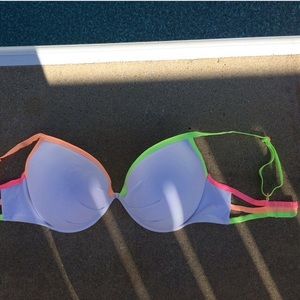 Victoria secret swim suit top with green bottoms