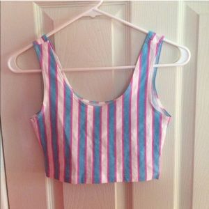 AA Cotton Candy Crop Top