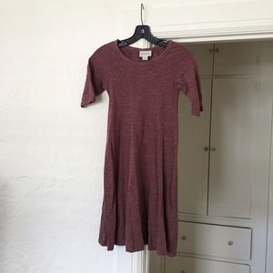 Gianni dress from Anthropologie pink/mauve XS