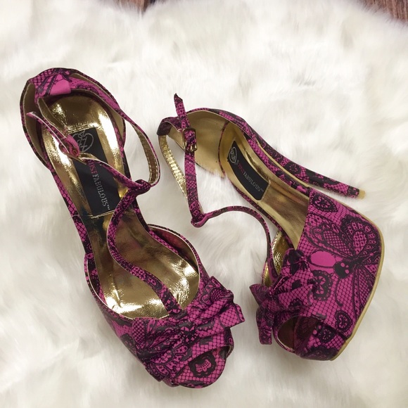 JustFab Shoes - T-strap Heels