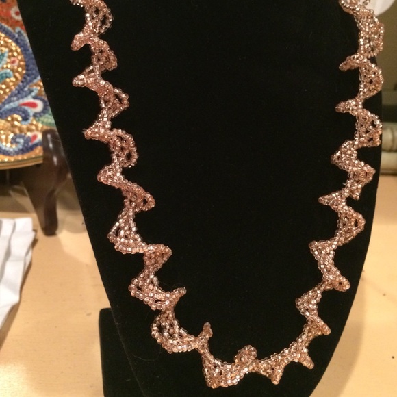 Twisted beaded necklace - Picture 3 of 4