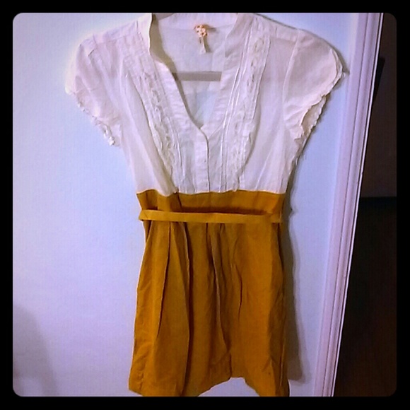 Anthopologie dress- includes hand made bracelet:)