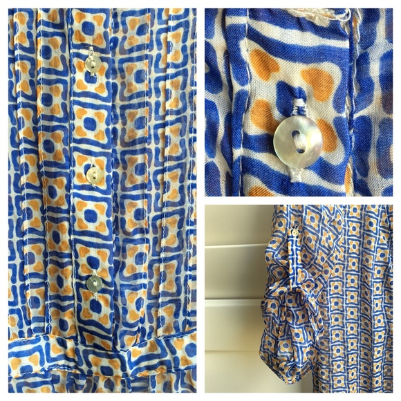 Zara Geo Print Tunic Coverup - Picture 3 of 4