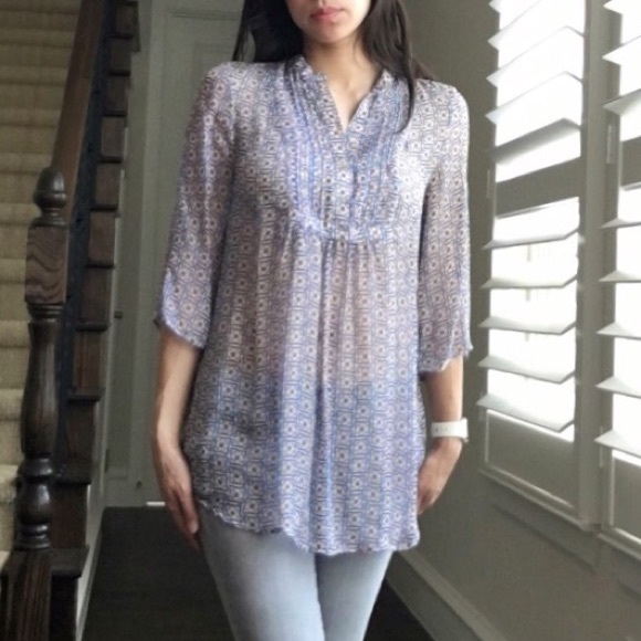 Zara Geo Print Tunic Coverup - Picture 4 of 4