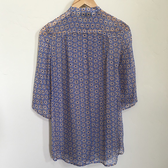 Zara Geo Print Tunic Coverup - Picture 2 of 4
