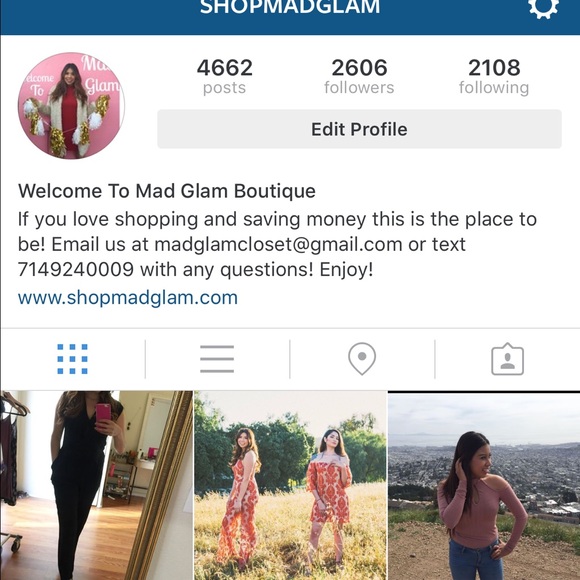 Follow us on Instagram @shopmadglam