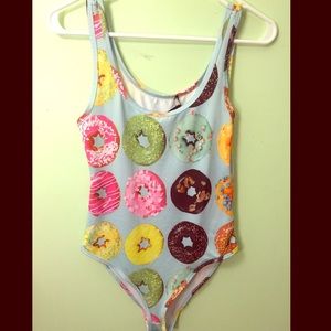Forever 21 Donut-patterned Leotard