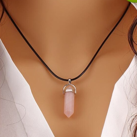 Rose Quartz Choker