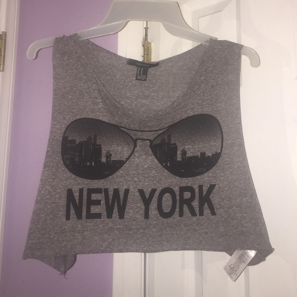 New York crop top