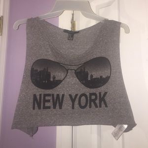 New York crop top