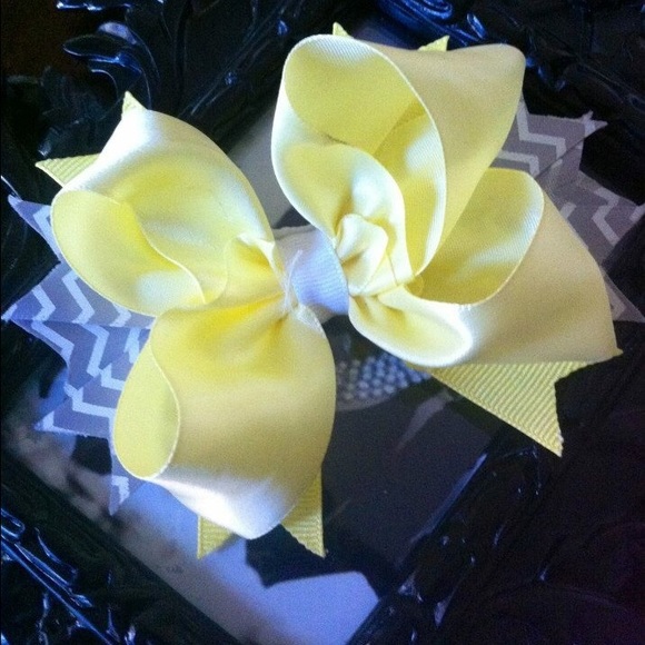Yellow bow