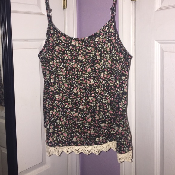 Floral print tank