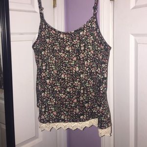 Floral print tank