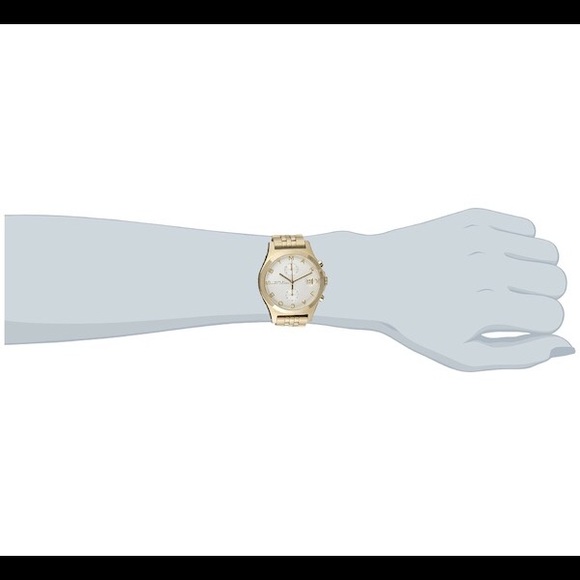 Fergus Chronograph Silver Dial Gold-tone