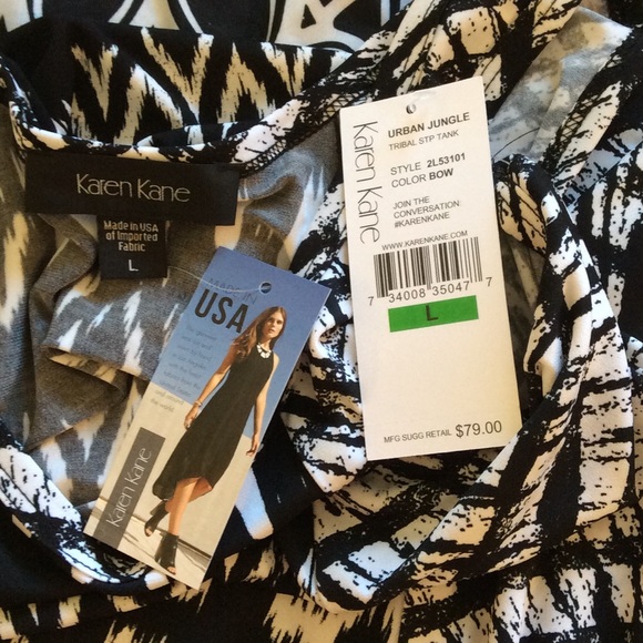 Karen Kane Urban Jungle Tribal Tunic  🎀 - Picture 4 of 5