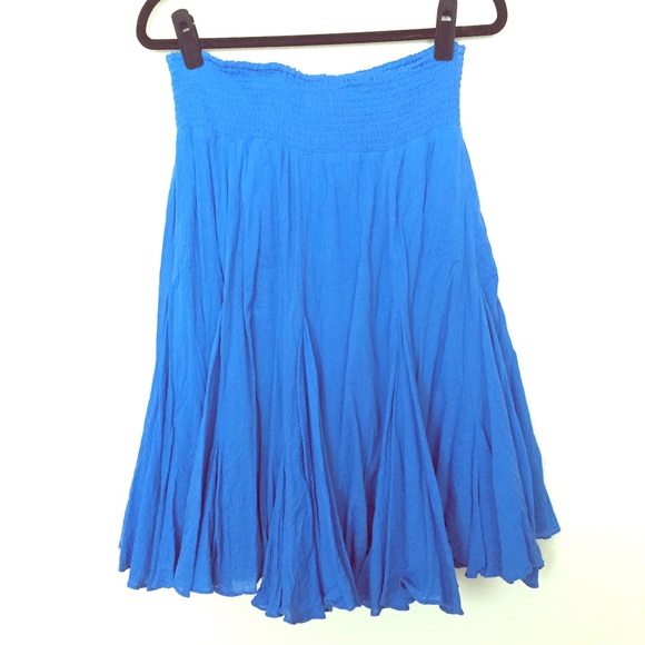 Flouncy Cobolt Skirt