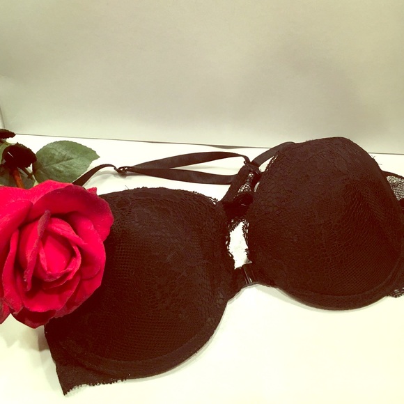 Marilyn Monroe Black Lace front clasp bra