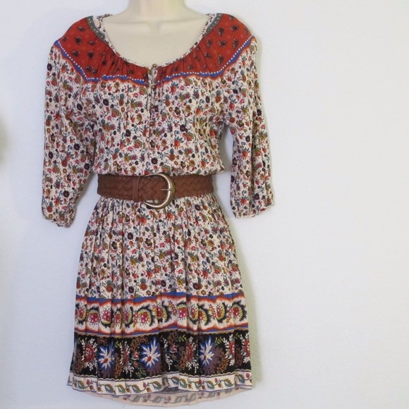 Floral boho dress