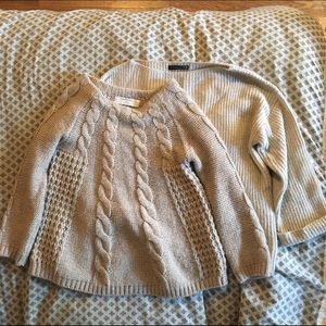 Cream Sweater Bundle - Zara and Atmosphere