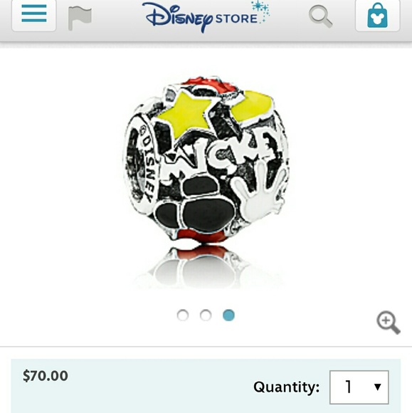 Mickey Mouse Mickey Mania Pandora Charm