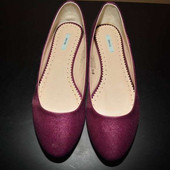 NIB Shimmer Kimchi Blue flats, size 8.5 - Picture 2 of 4