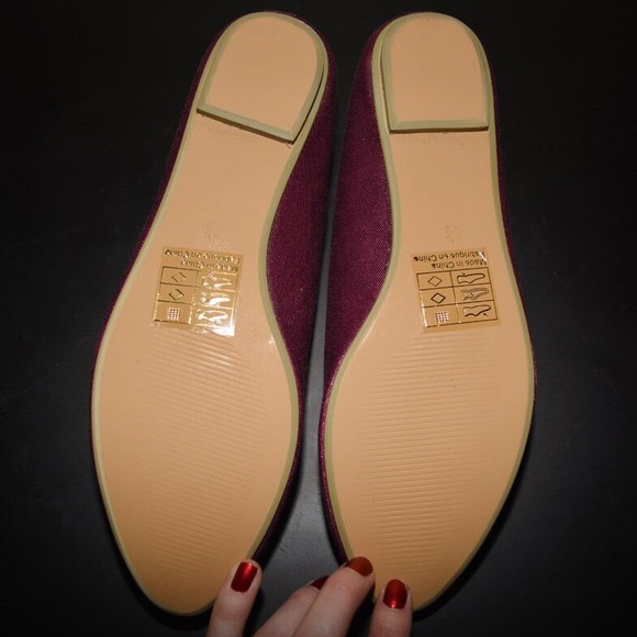 NIB Shimmer Kimchi Blue flats, size 8.5 - Picture 3 of 4