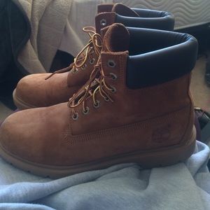 Chocolate timberland boots