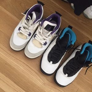 Jordan 4s & Jordan powder blue 10s