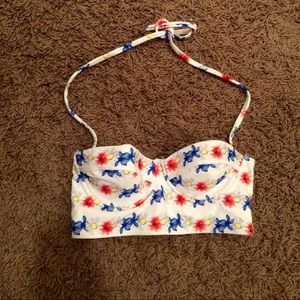 Swim halter top